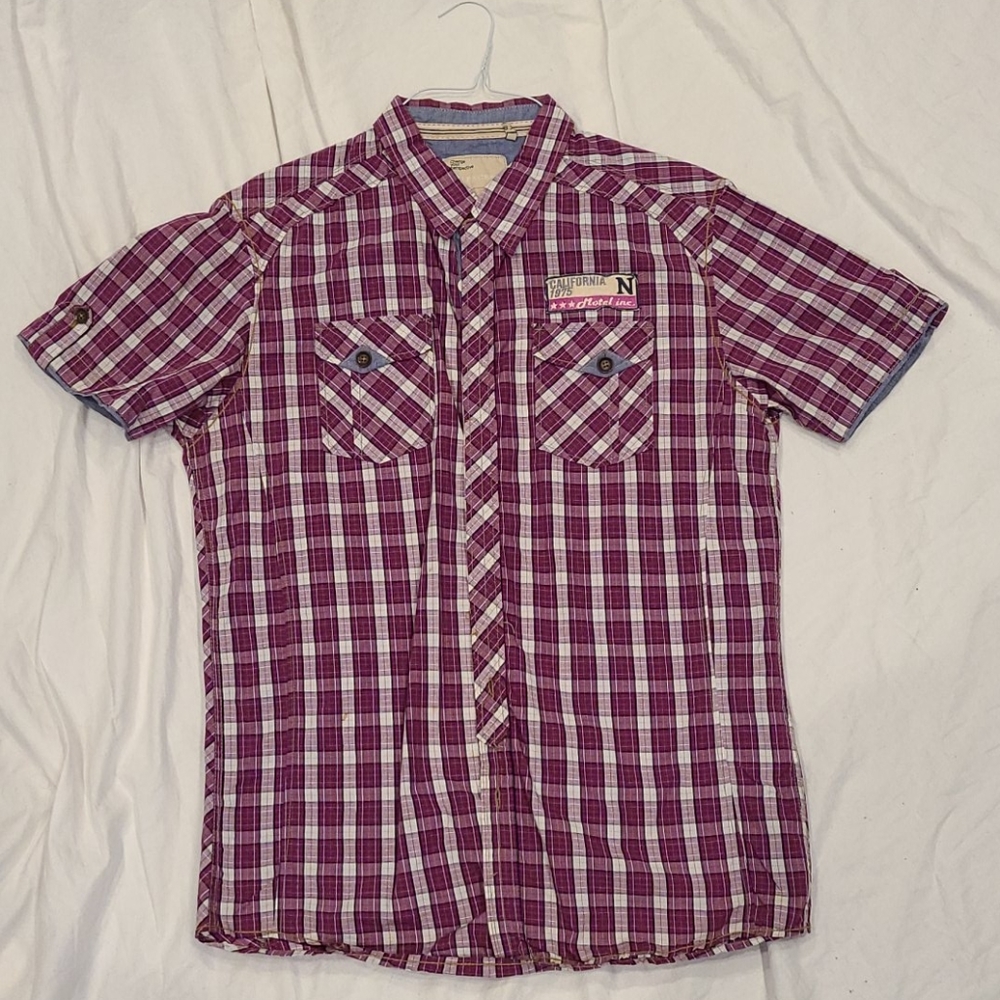 No Excess button down short sleeve shirt